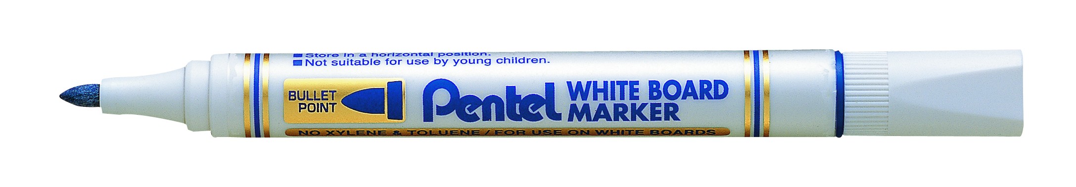 Pentel - White Board Markers - Blue Medium ( x 12 )