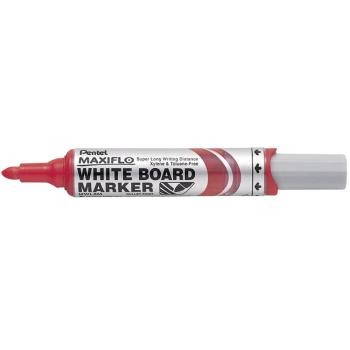 Pentel - White Board Markers - PUMP - Red Thick ( x 12 )