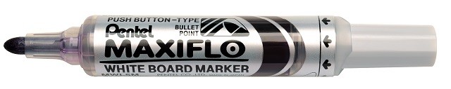 Pentel - White Board Markers - PUMP - Violet Thick ( x 12 )