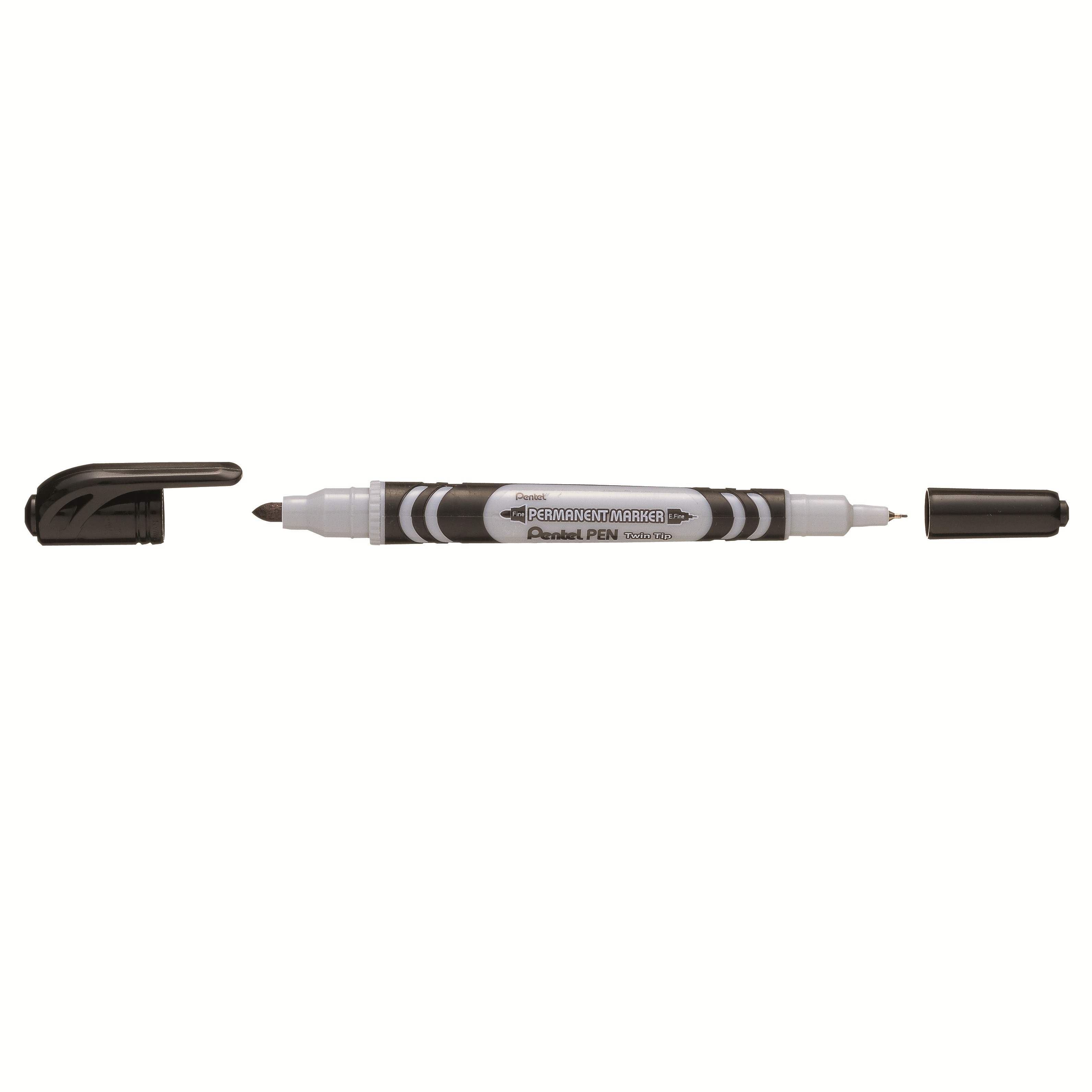 Pentel Twin Tip - Overhead - Black ( x 10 )