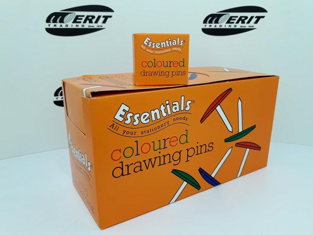 Drawing Pins Coloured ( x 50 )
