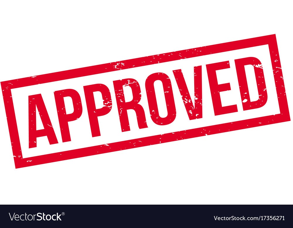 Rubber Stamp ( Approved ) 