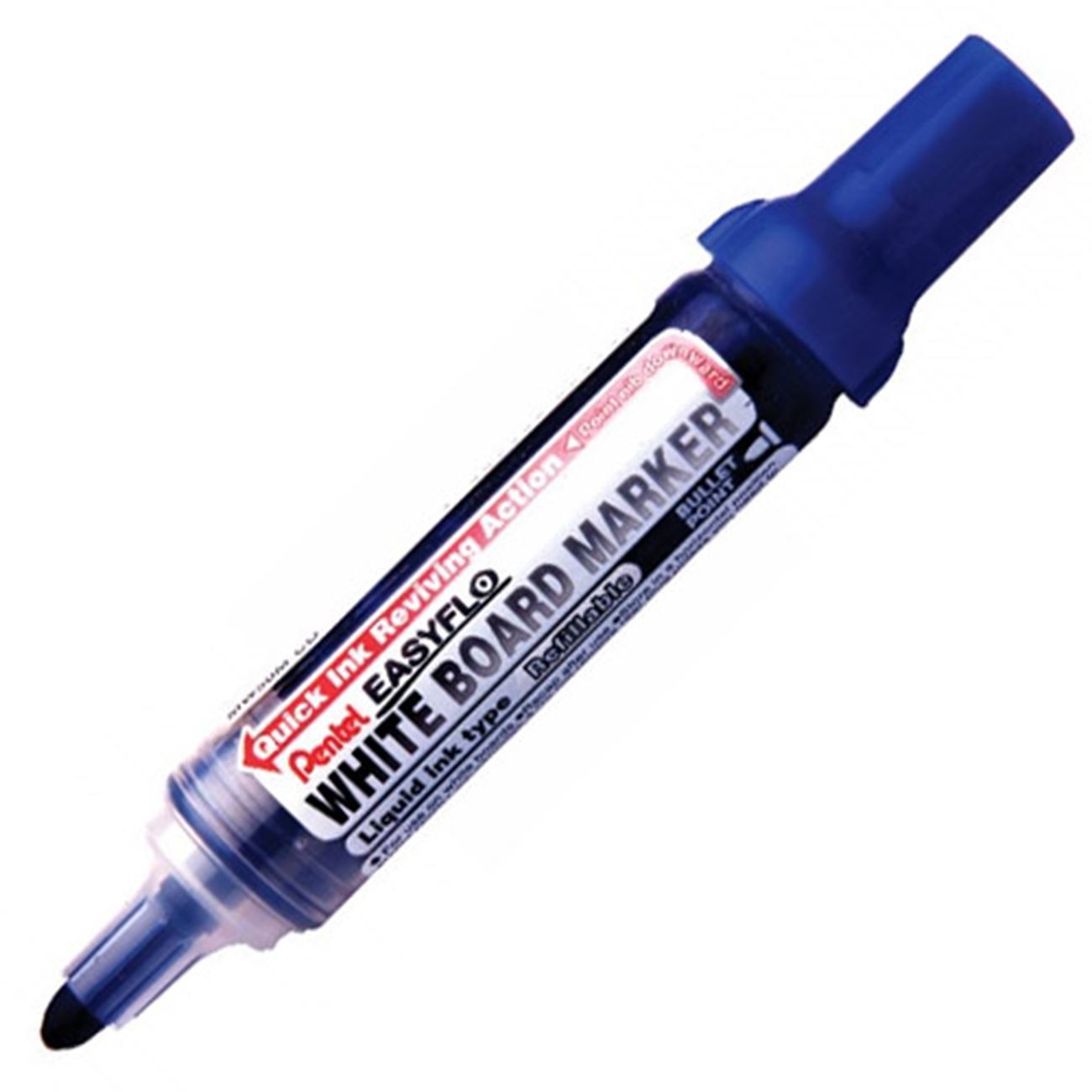 Pentel - White Board Markers - REFILLABLE - BLUE ( x 12 )