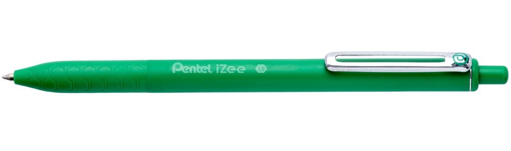 Pentel - Ret Ball Point Pen Green (IZEE 1.0mm)