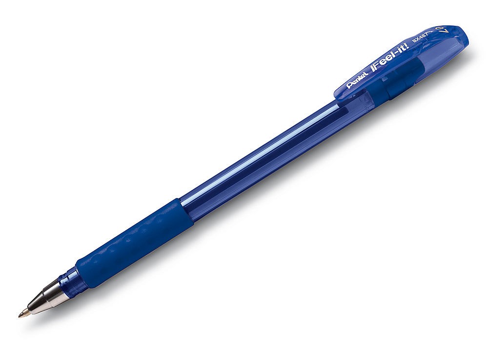 Pentel Ballpoint Pen Blue - Feel it ! 0.7