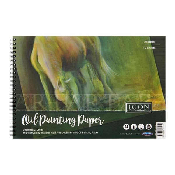 Premier - Sketch A4 240gsm Wiro Oil Painting12 Shts (x5)