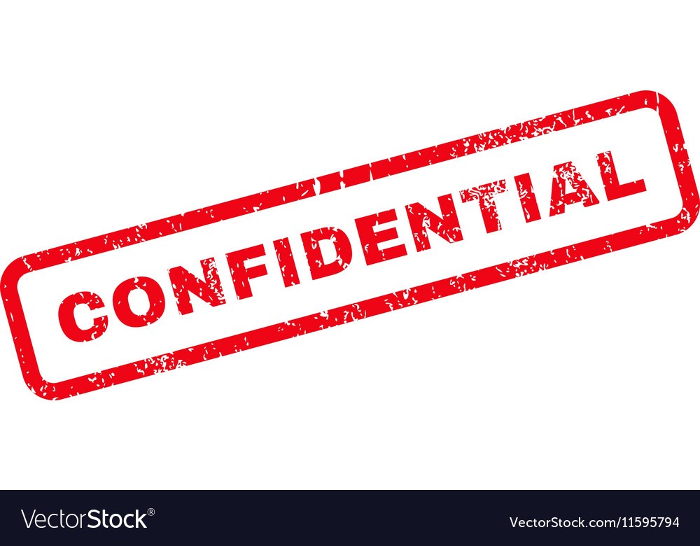 Rubber Stamp ( Confidential ) 