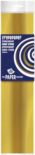 Crepe Paper size 250 x 50 pack x 10 Gold