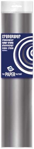 Crepe Paper size 250 x 50 pack x 10 Silver