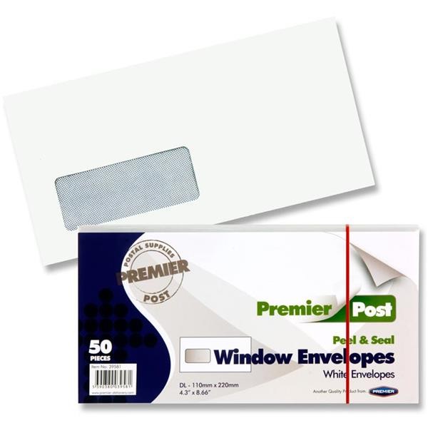 Env size 11 x 23 - Self Seal ( PACKED X 50 ) WINDOW