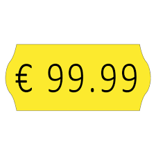 Price Labels - Permanent x 36 - NEON