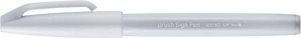 Pentel - Brush Sign Pen - Light Grey