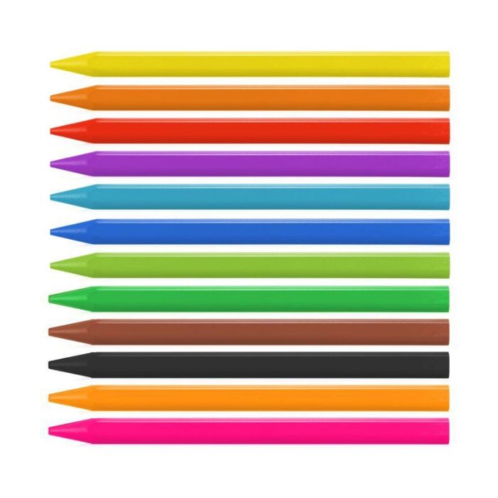 FACTIS - Crayons Plastic ( x 12 )