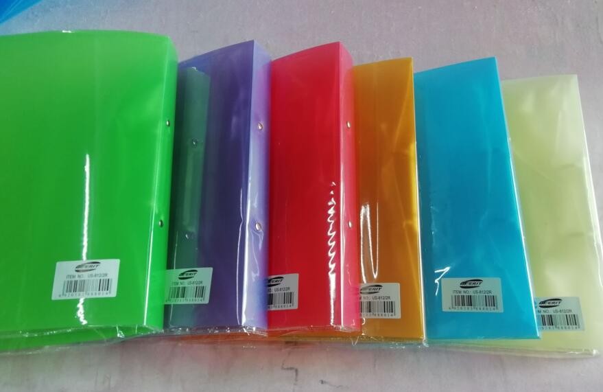 Soft Files PVC with Front Pocket 25mm Ring ( Translucent )