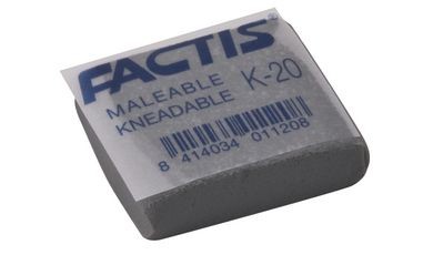 FACTIS - CODE 2500 Kneadable PUTTY Eraser ( x 20 )