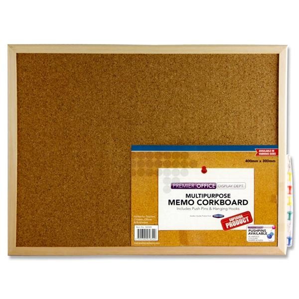 Cork Boards - Wooden Frame size 30 x 40 PREMIER
