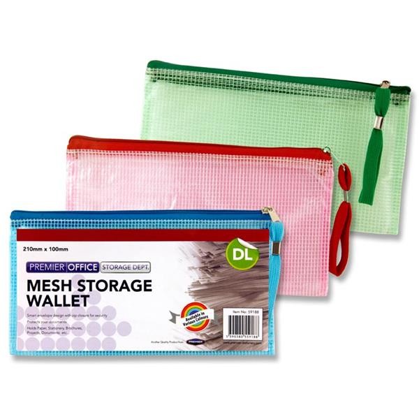 Zipper Wallet DL - MESH ( x 12 )