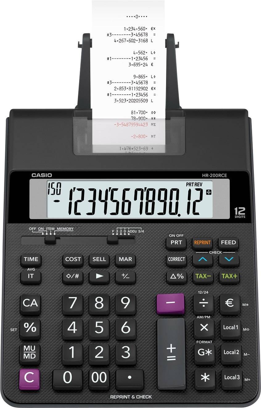 CASIO calculator (z) - ( HR-200RCE )