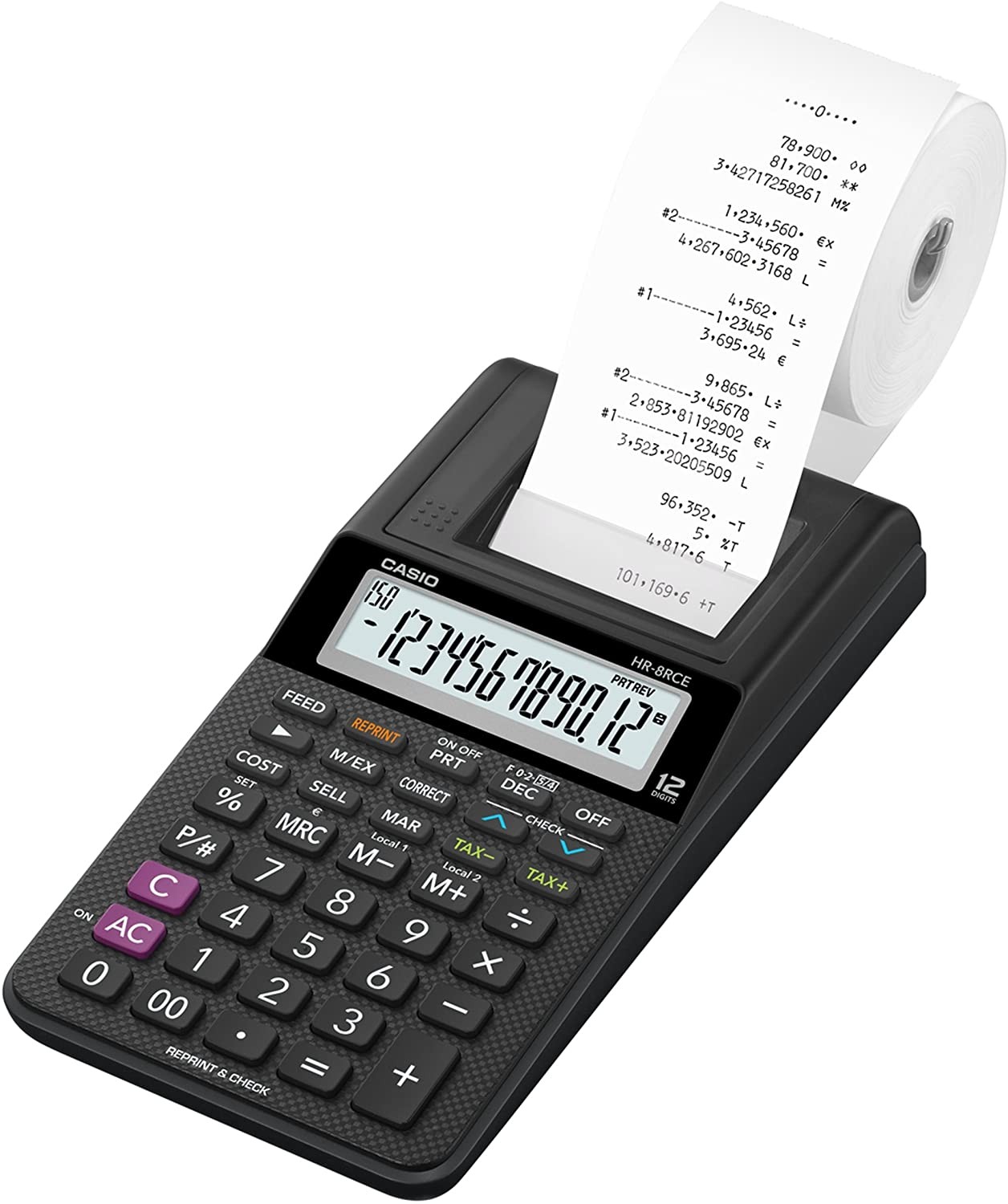 CASIO calculator (x)- ( HR-8RCE )