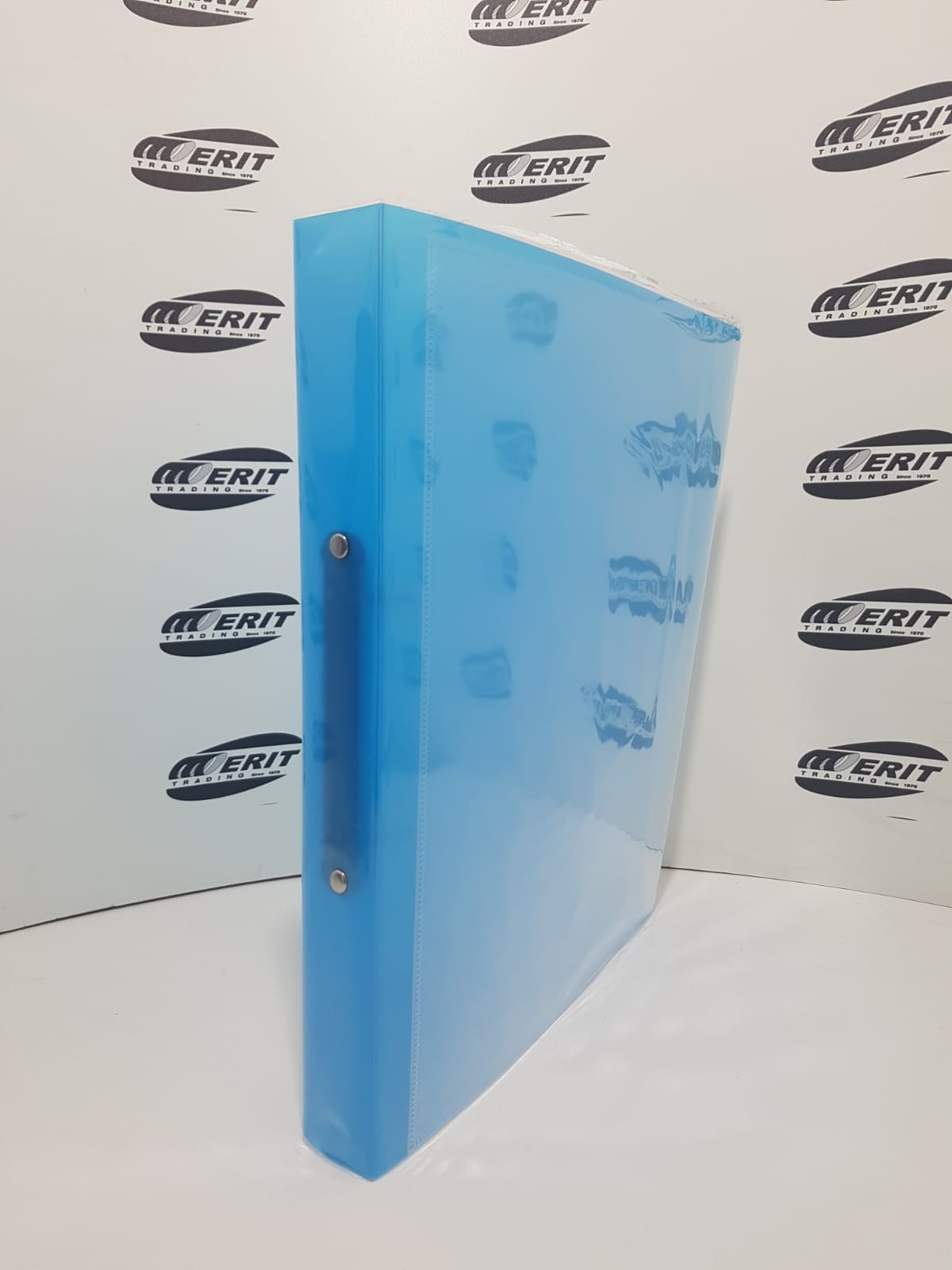 Soft Files PVC with Front Pocket 25mm Ring ( BLUE )