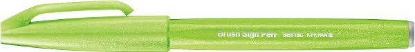 Pentel - Brush Sign Pen - Light Green