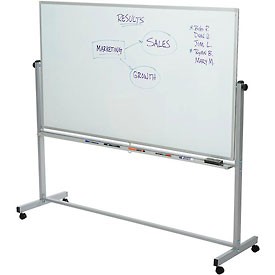 Easel - White Board size 70 x 100 on Wheels