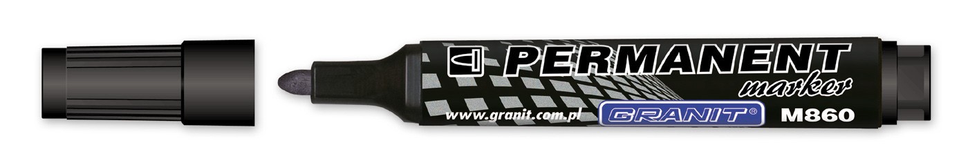Perm - Marker 3mm - Bullet Tip - Black 