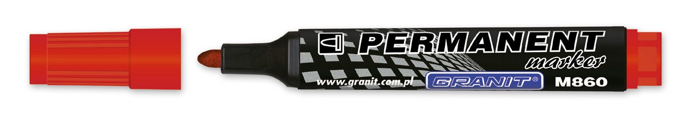 Perm - Marker 3mm - Bullet Tip - Red