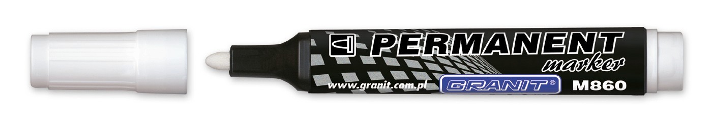 Perm - Marker 3mm - Bullet Tip - White