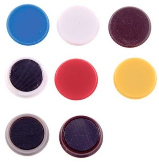 Magnets Round 24mm ( pack of 10 )