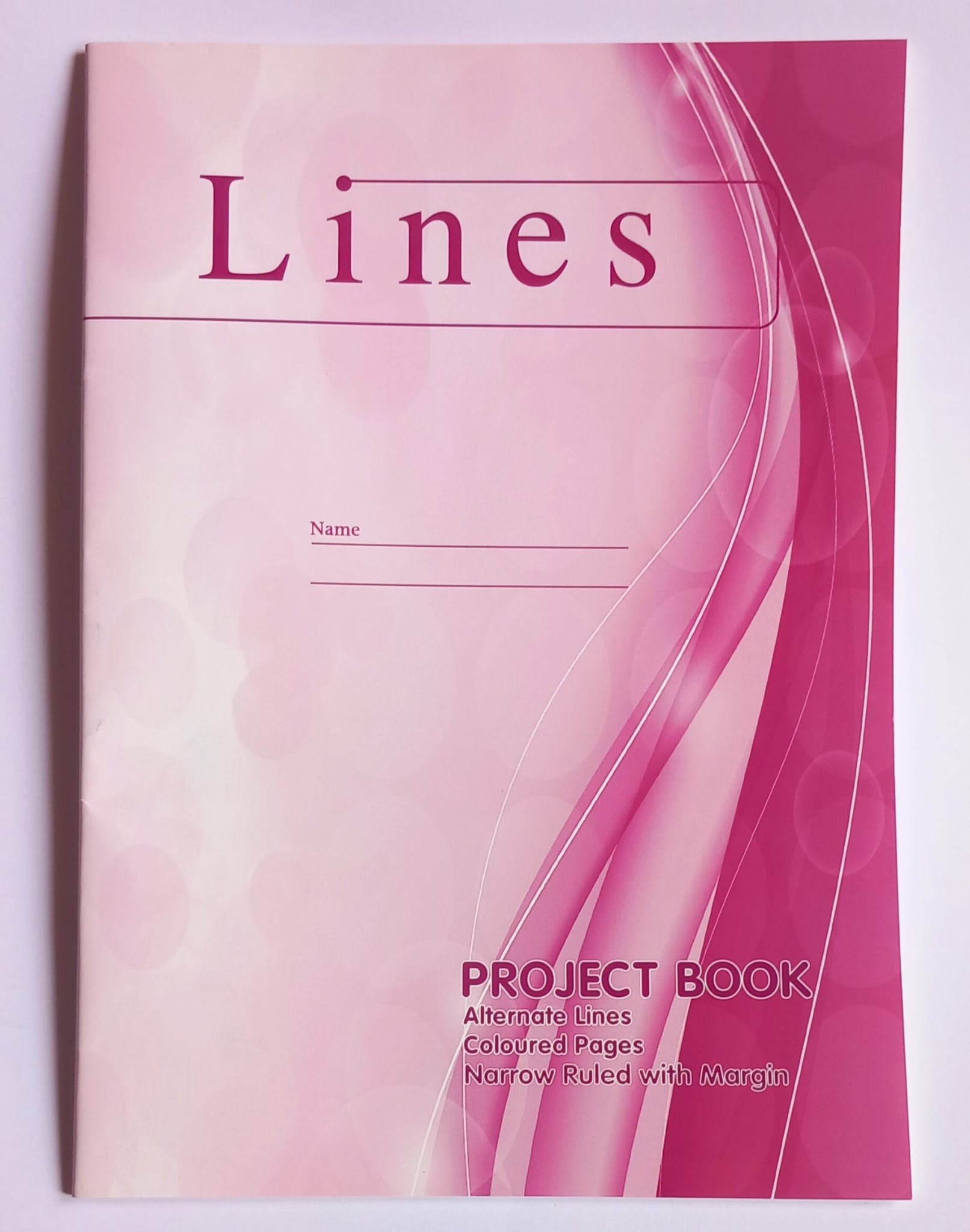 Lines Collection (g6)- Project Book { Narrow Lines } (x 20)