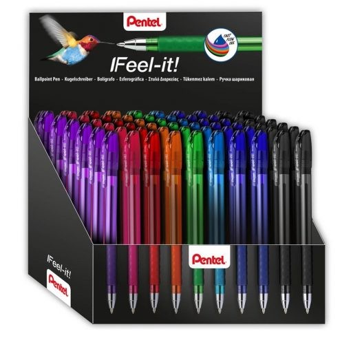 Pentel Ballpoint Pen - Feel it ! 0.7 - DISPLAY x 60