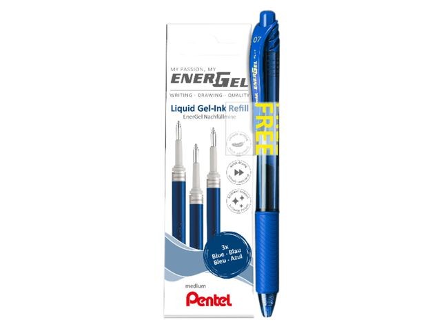 Pentel Energel + ( 3 Refill ) 