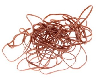 Rubber Bands No 65 ( 6 x 100 ) 454 Grams - 25571