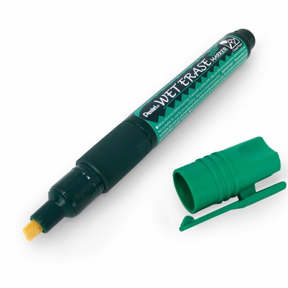 Pentel - CHALK MARKER ( Wet Erase ) - GREEN