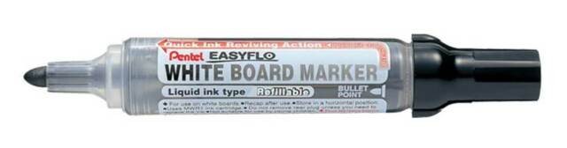 Pentel - White Board Markers - REFILLABLE - BLACK ( x 12 )