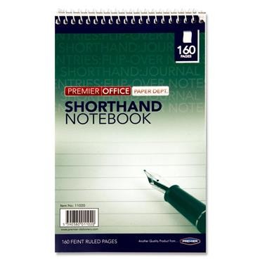 5 x 8 - Top Spiral - Short Hand Note Book ( x 10 ) PREMIER