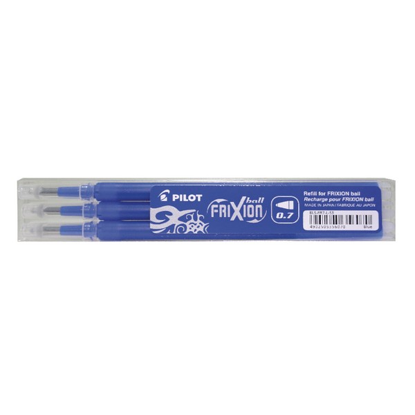 Frixtion Erasable Refill - BLUE - 0.7mm x 3