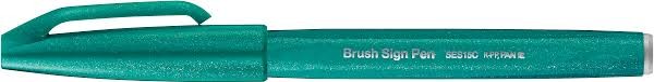 Pentel - Brush Sign Pen - Turquoise Green