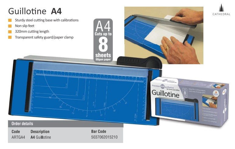 Guillotine A4 - 8 sheets 80gsm