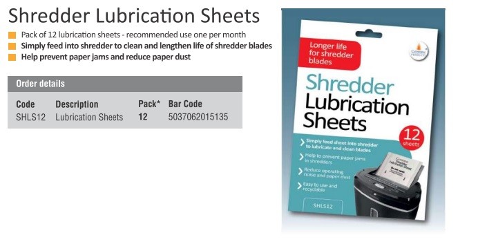 Shredding Oil - Sheets - Pack of 12 - CATHEDRAL