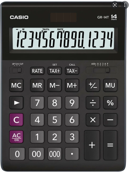 CASIO calculator Desktop 14 digits -  000 Function