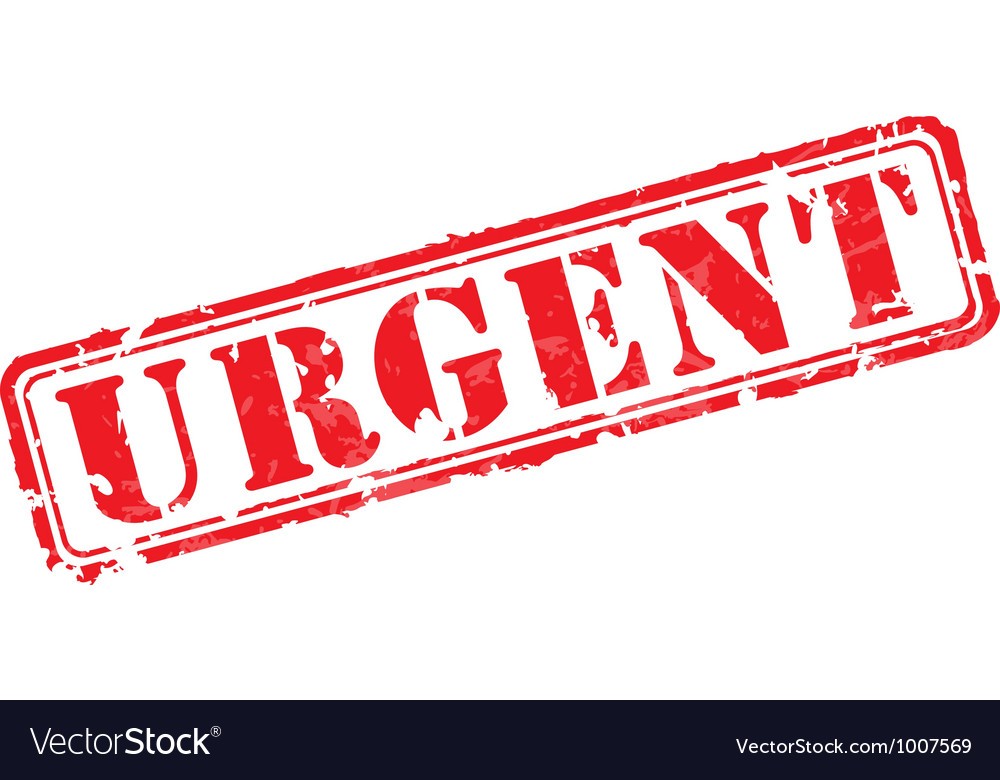 Rubber Stamp ( Urgent ) 