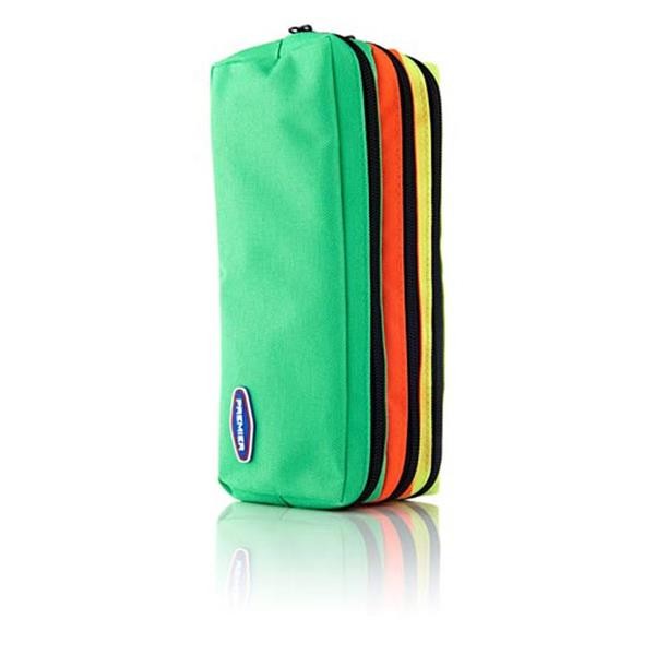 Premier 3 Pocket Zip Pencil Pouch / case - Y/R/B