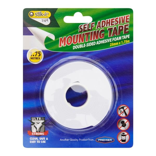 Double Sided Foam Tape 25mm X 1.75m
