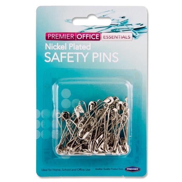 Nickel Safety Pins