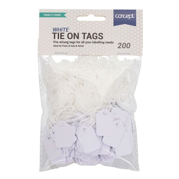 String Tags 18 x 29 ( Tie on Labels ) 200 pieces