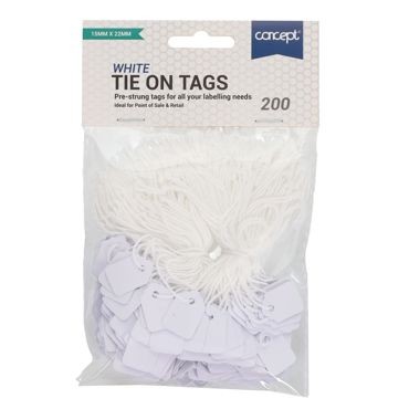String Tags 15 x 22 ( Tie on Labels ) 200 pieces
