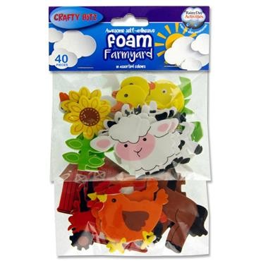 Crafty Bitz Pkt.40 Foam Stickers - Farmyard