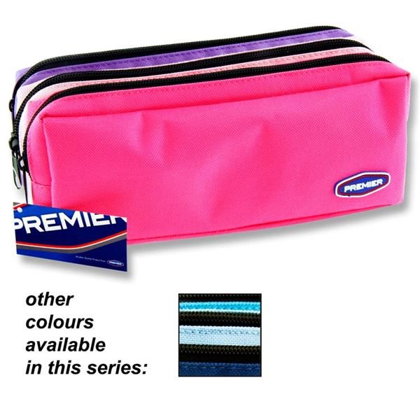 Merit Trading Office Supplies Malta Premier 3 Pocket Zip Pencil